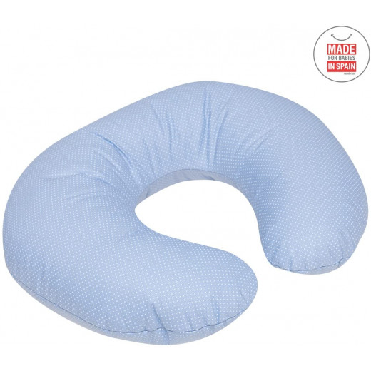 Cambrass Small Nursing Pillow, 53 x 45 x 10 cm, Pic Blue