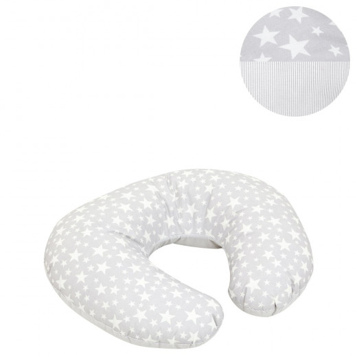 Cambrass - Small Nursing Pillow 53x45x10 cm Star Grey