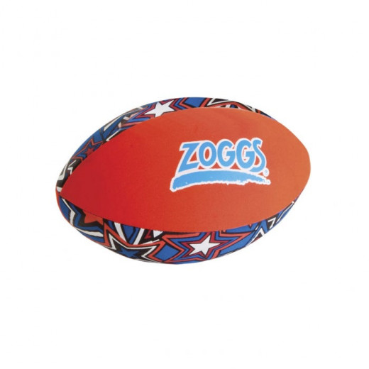 Zoggs Kid's Safe Neoprene Aqua Ball - Orange & Blue With Star Print