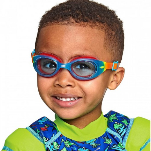 نظارات سباحة للأطفال باللون الأزرق و الأخضر من زوغز