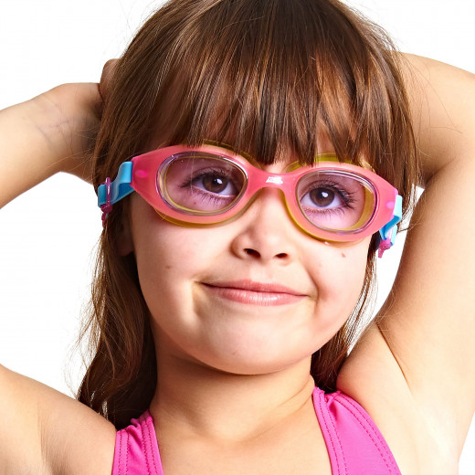 نظارات سباحة للأطفال باللون البنفسجي و الزهري و البرتقالي  من زوغز