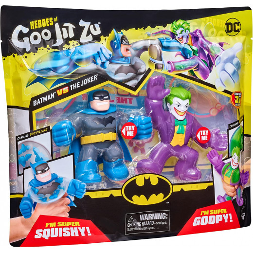 Goo Jit Zu Dc Versus Pack Batman Vs Joker - Squishy, Stretchy, Gooey 2 Pack