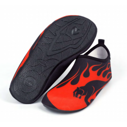 أحذية مائية للبالغين، تصميم لهب أحمر ، قياس 38-39