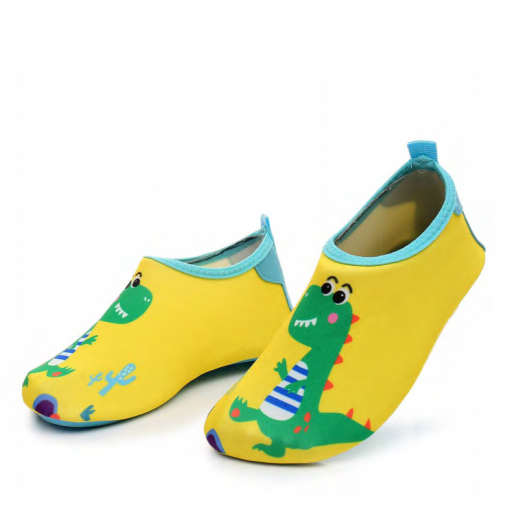 أحذية مائية ، تصميم الديناصور الأخضر ، قياس 33-32