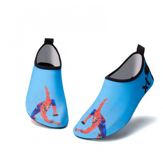 أحذية مائية، تصميم الرجل العنكبوت أزرق، قياس 24-25