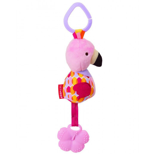Skip Hop  Bandana Buddies Chime & Teethe Toy - Flamingo