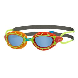 نظارات سباحة للاطفال- برتقالي / أحمر / رمادي من زوغز
