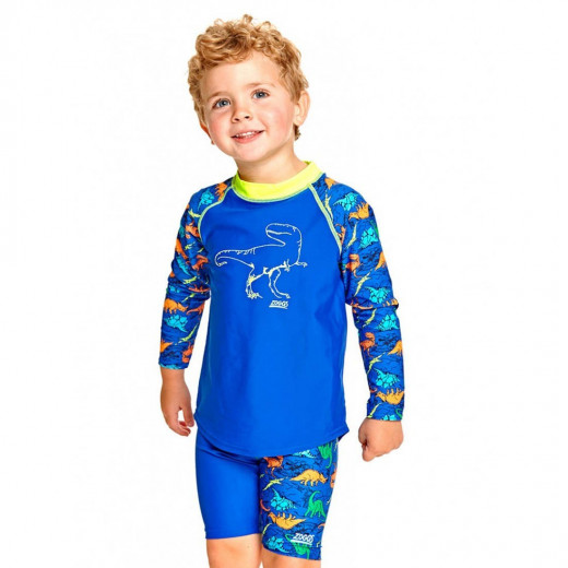 ملابس سباحة للاطفال العمر3 سنوات أزرق من زوغز