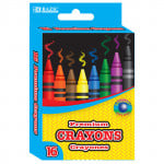 Bazic Premium Quality Crayons,  16 Colors