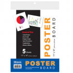 Bazic White Poster Board (5/Pack)