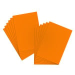 Bazic Orange Poster Board, 5 Sheets