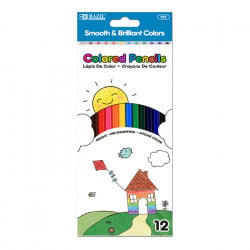 Bazic 12 Colored Pencils