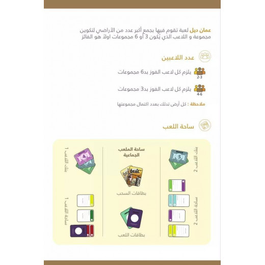Amman Deal cards