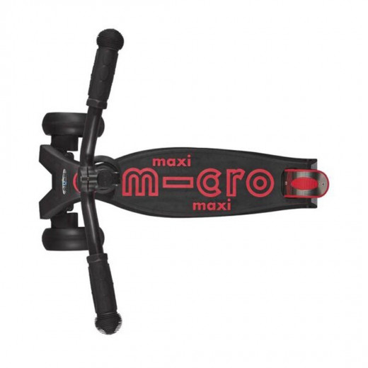 Mini Micro Deluxe Pro Scooter, Black/Red