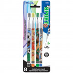 Bazic Sports Multi-point Pencil , Set Of 8