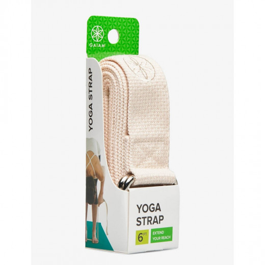 Gaiam Yoga Strap Natural