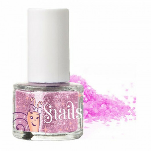 Snails Nail Glitter Pink Safe Manicure for Kids 7ml