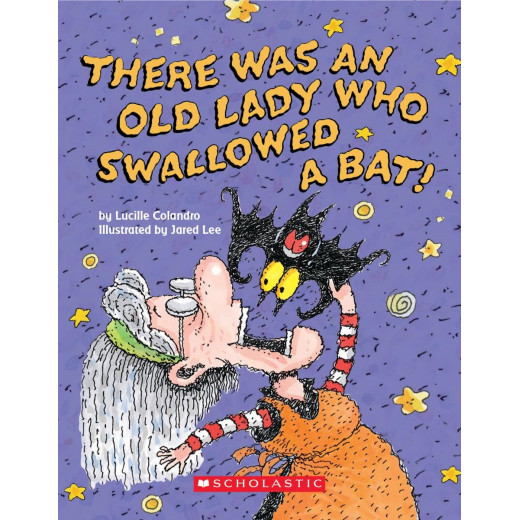 كتاب كانت هناك سيدة عجوز ابتلعت خفاشًا! (كتاب مجلس)  سكولاستيك