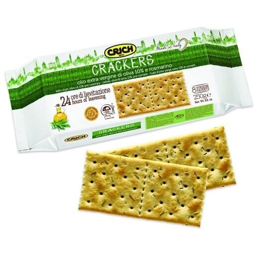 Crich Olive Oil & Rosemary Crackers 250g