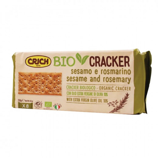 Crich Organic Crackers Sesame & Rosemary 250g