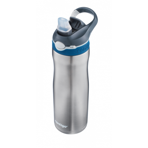 Contigo Autospout Ashland Chill - Vacuum Insulated Stainless Steel Water Bottle 590 ml, Monaco