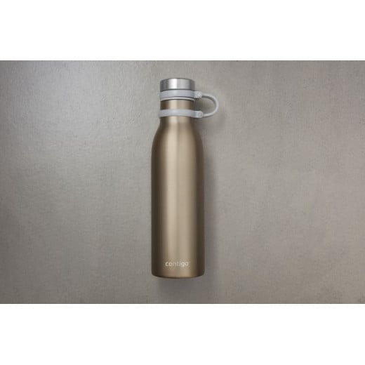 Contigo Autoseal Matterhorne Couture Vacuum Insulated Stainless Steel Bottle, 590 ml, gold