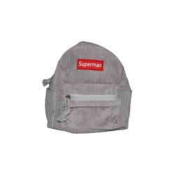 SuperMan Fashionable Bag Pack , Grey, 20*29 cm