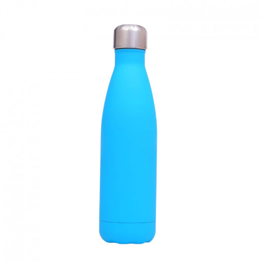 Thermos Water Bottle 500ml -Blue