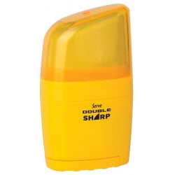 Serve Double Sharp Sharpener & Eraser - Yellow