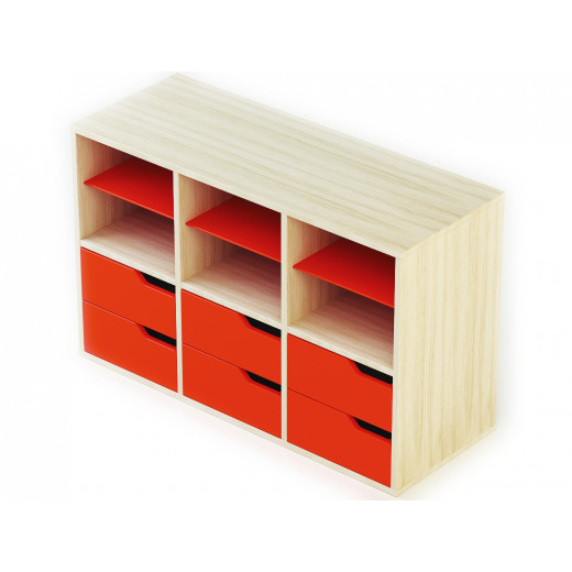 خزانة خشبية للتخزين 103.6 * 40 * 60 سم من ايديو فن