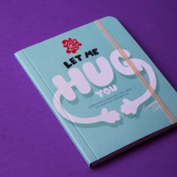 Mofkera Hug Me Notebook With Rubber Band A6 Size