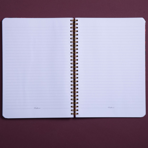 دفتر ملاحظات بأسلاك بتصميم باندا من مفكرة مقاس A4