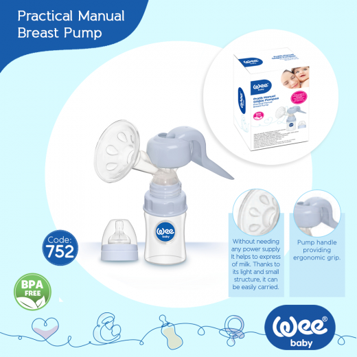 Wee Baby Practical Manual Breast Pump