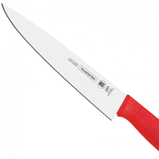 سكين لتقطيع اللحم من ترامونتينا  10 اينش ، احمر