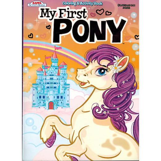 Bazic My First Pony Foil,  Embossed Coloring & Activity Book