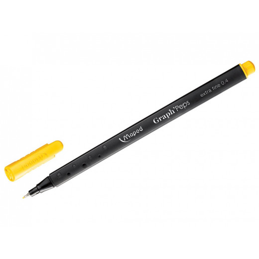 Maped Graph'Peps Fineliner 0.4mm SunnyYellow, 1 Piece