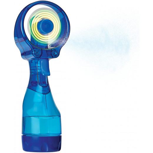 O2COOL Led Lights Deluxe Water Misting Fan, Blue