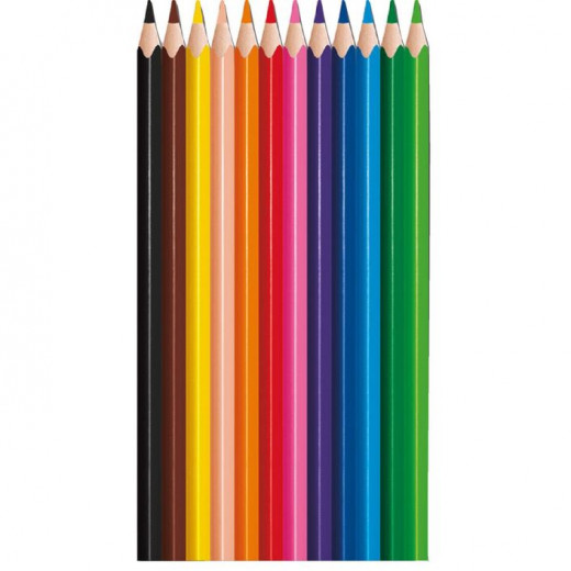 Maped Coloured Pencils Strong, 12 Pieces