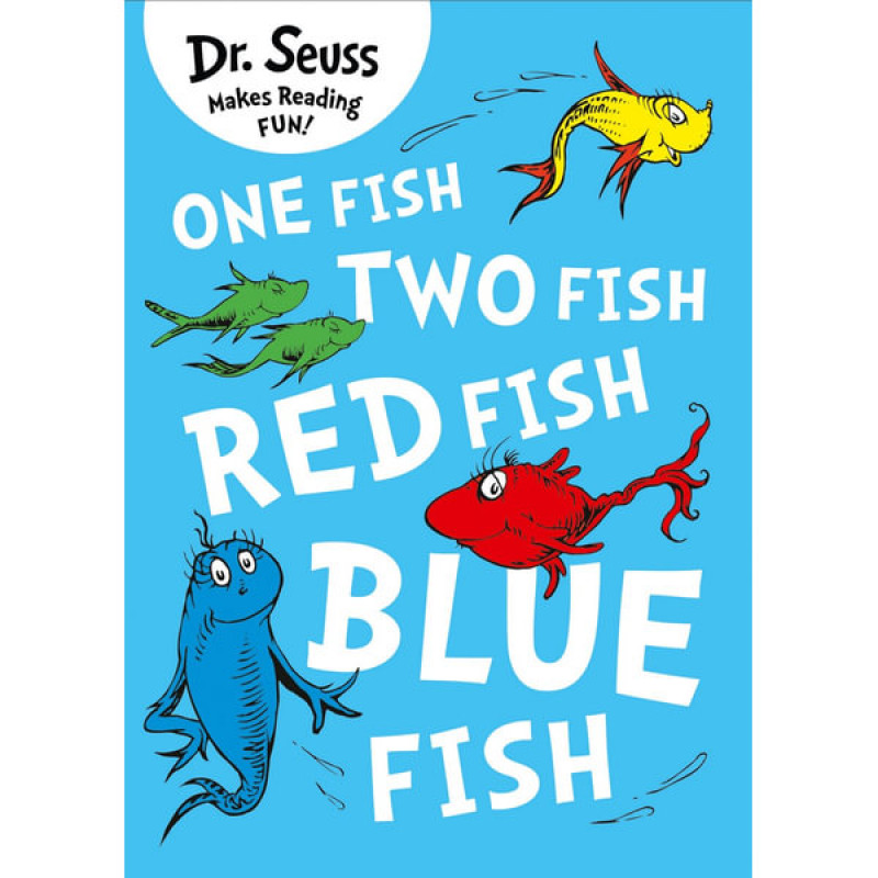 كتاب السمك واحد، واثنين من الأسماك، والأسماك الحمراء، السمك الأزرق 