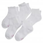 Hanes 5-pk. Ankle Socks, Girl's, Size: Small, White