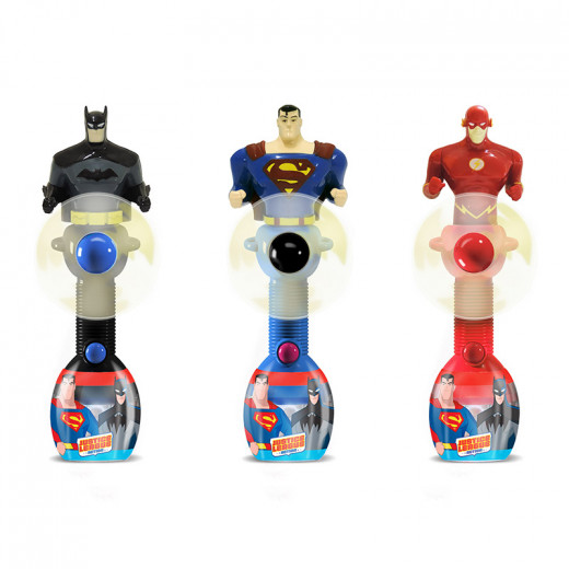Relkon Justice League Airplane Fan With Candies 10 Gram, Assortment, 1 Piece