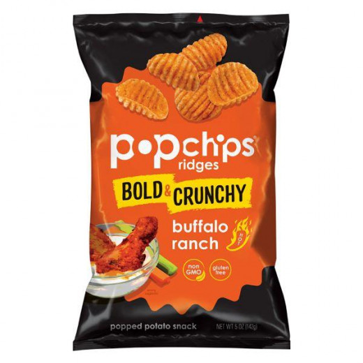 Pop Chips Ridges Buffalo Ranch, 5 oz