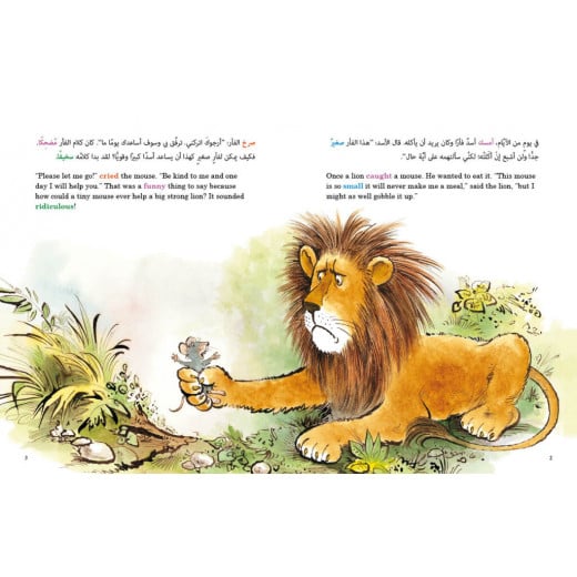Jabal Amman Publishers The Story Of The Duck And The Turtle + The Story Of The Lion And The Mouse