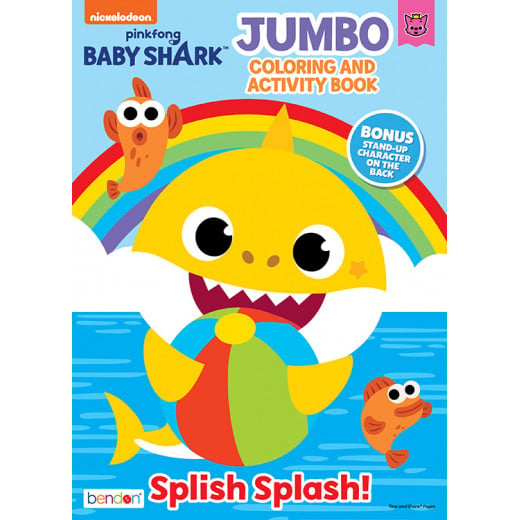 Bendon Color Book: Baby Shark Jumbo Coloring & Activity Book