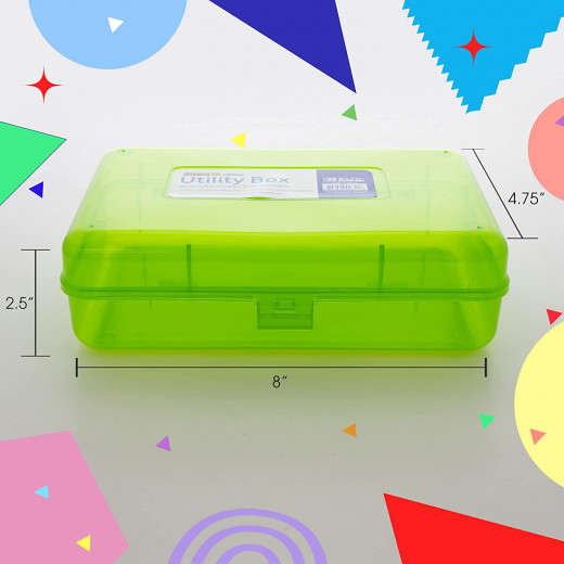 Bazic Glitter Bright Color Multipurpose Utility Box , 1 Pk , Assorted