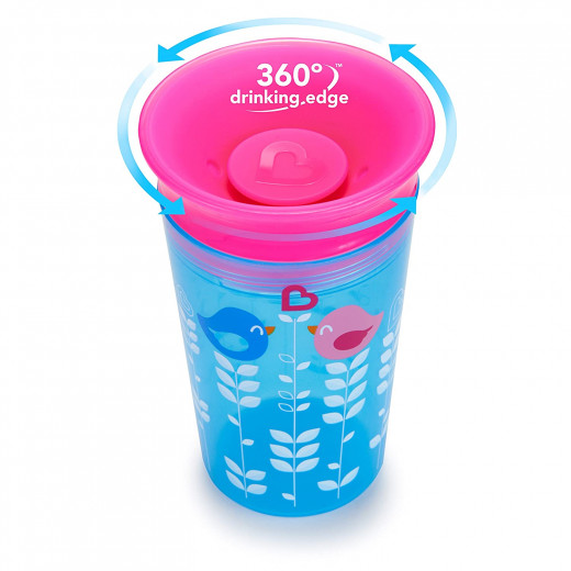 Munchkin Miracle 360° Deco Sippy Cup - 266 ml (Blue Bird)