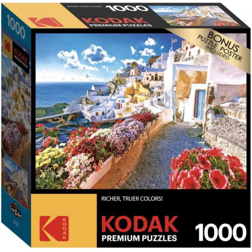 Kodak 1000 Pieces Puzzle, Santorini Greece Puzzle