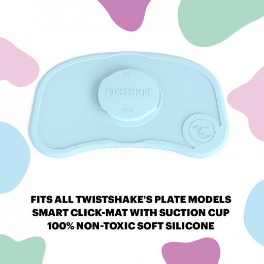 Twistshake Click-Mat Mini + Plate Pastel Blue