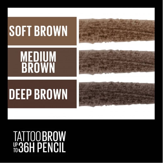Maybelline Tattoo Brow Pencil, Brown Color, Number 03