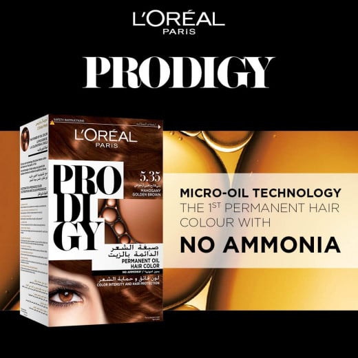 L'Oréal Paris Prodigy Permanent No Ammonia Hair Color , Number 5.35
